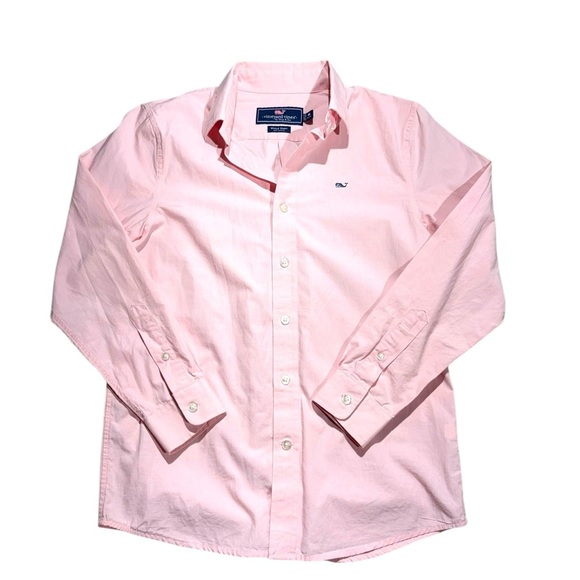 Vineyard Vines Other - Vineyard Vines Baby Pink Stretch-Cotton Oxford Shirt for Boys size Medium